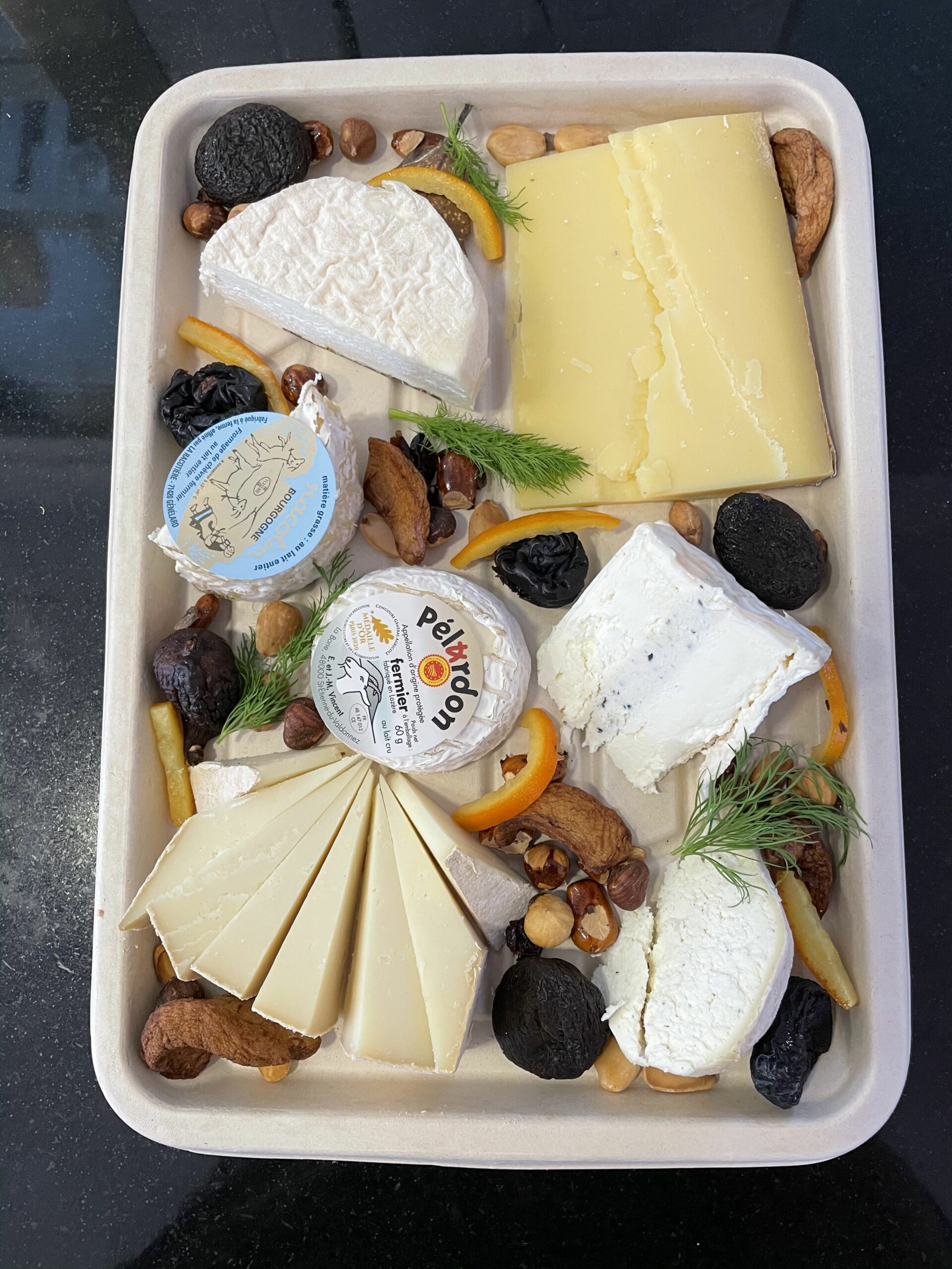 Plateau de fromages - 150g de fromage par personne